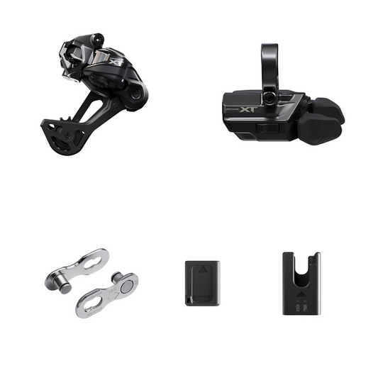Zestaw modernizacyjny SHIMANO XT Di2 M8250 Wireless SGS Chape Longue montage Collier