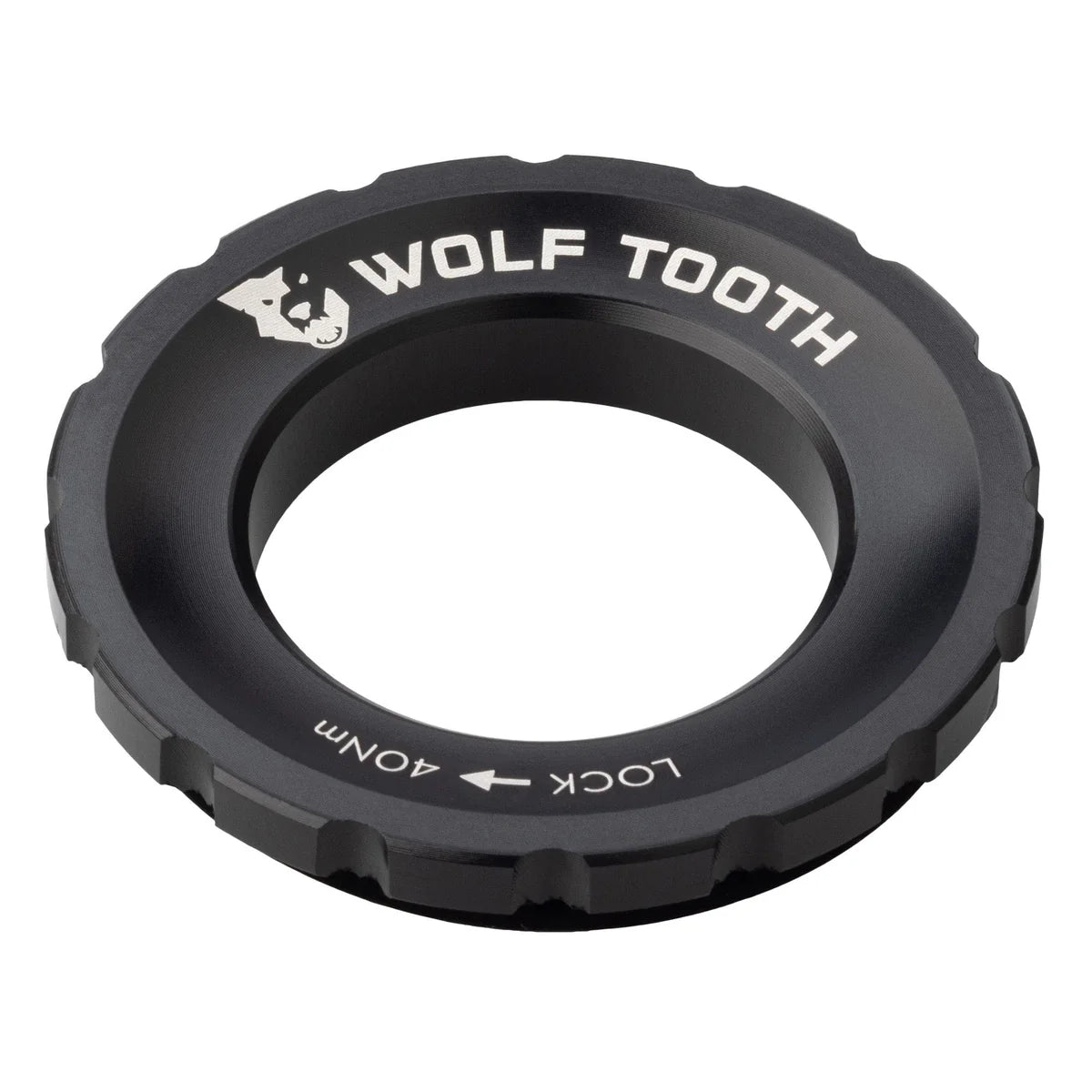 WOLF TOOTH External Centerlock Nut, Black