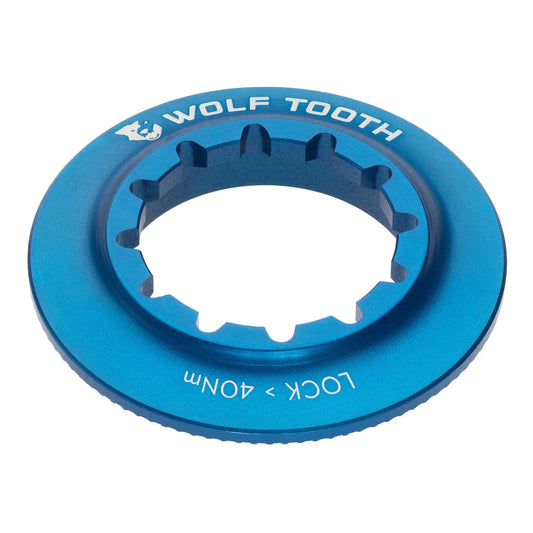 Nakrętka Centerlock wewnętrzna WOLF TOOTH, niebieska