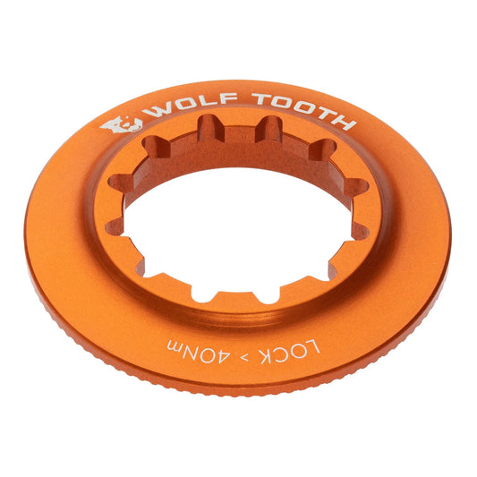 Nakrętka Centerlock wewnętrzna WOLF TOOTH, kolor pomarańczowy