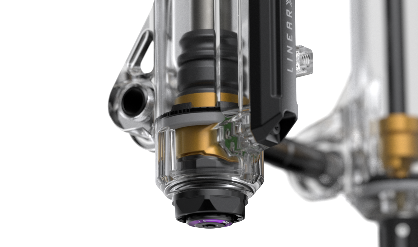 Widelec Lyrik Ultimate CHARGER 3.2 RC2 - 27,5" Boost™ 15x110 Gloss Black Alum Str Tpr 44offset C5/R55 LinearXL (zawiera błotniki Bolt On, nakrętkę Star, Maxle Stealth) E1