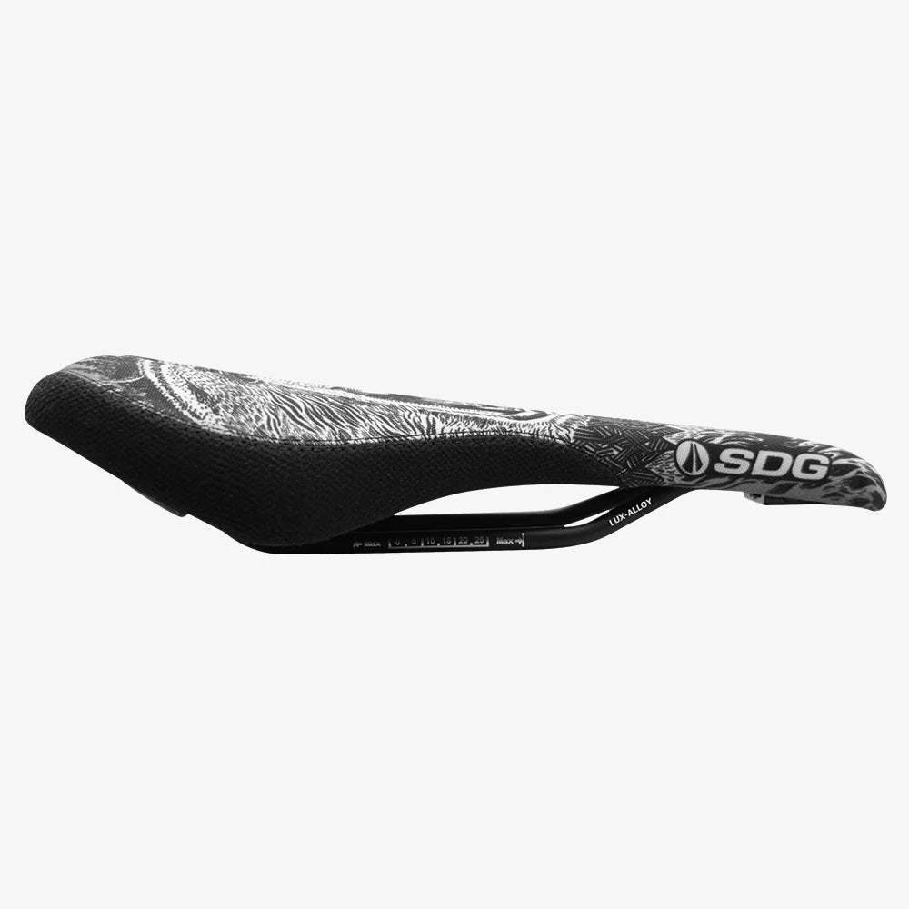 Siodełko SDG OSO RADAR MTN Rails Lux-Alloy Black/White