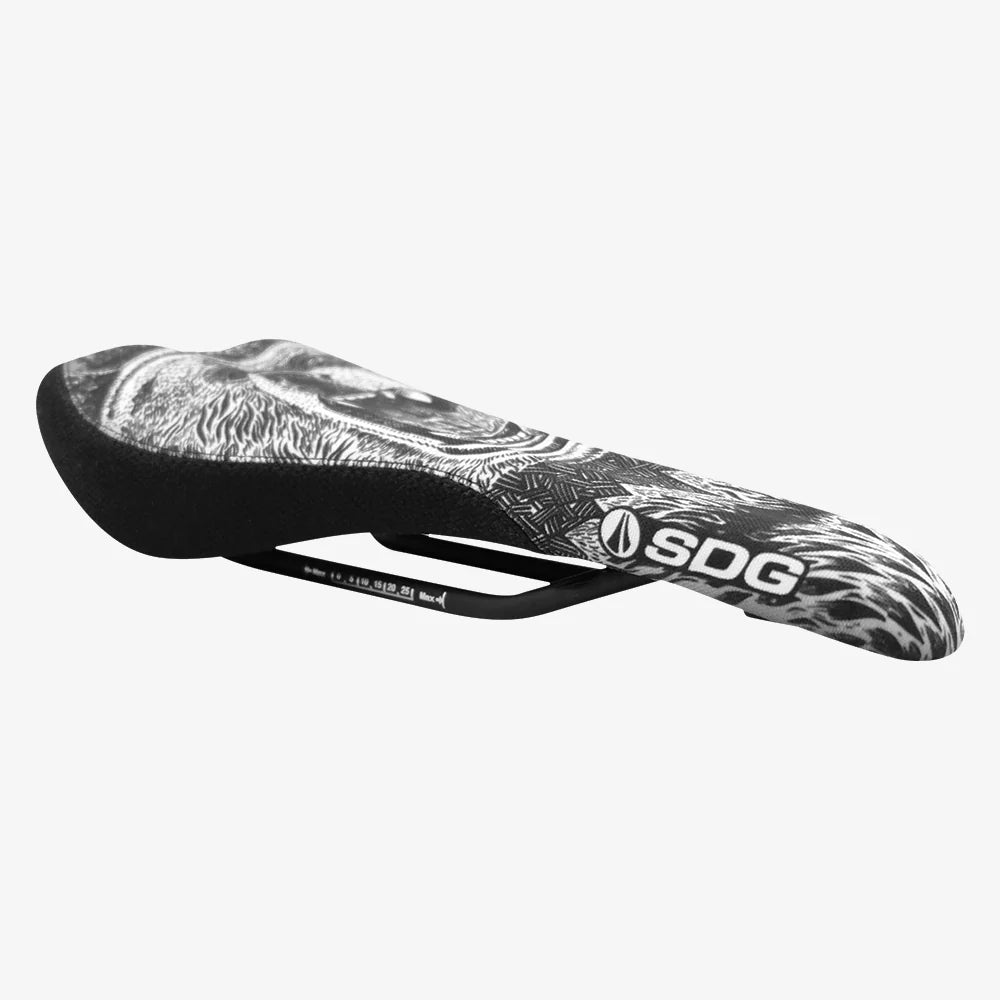 Siodełko SDG OSO RADAR MTN Rails Lux-Alloy Black/White