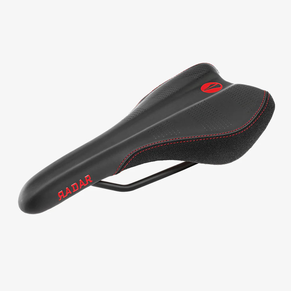 Siodełko SDG RADAR MTN Rails Titanium-Alu czarne/czerwone