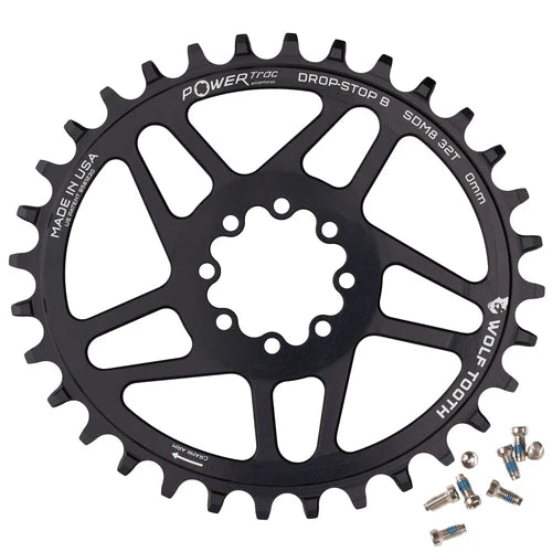 Plateau Mono Oval WOLF TOOTH 12V SRAM Direct Mount 8 screws Offset 3mm