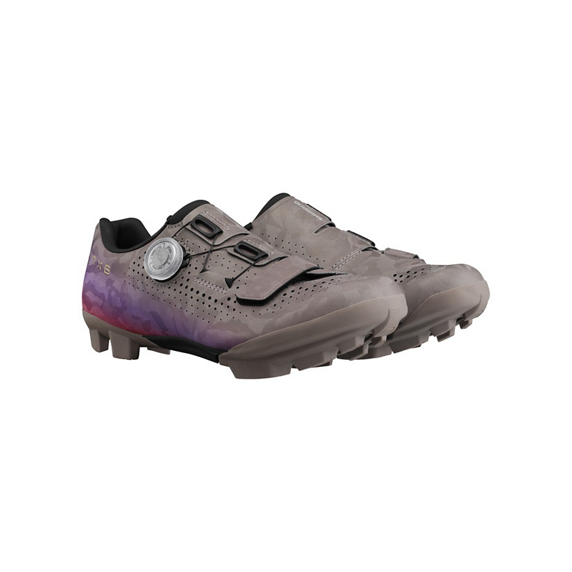 Buty szutrowe damskie SHIMMANO RX600 szary/fioletowy
