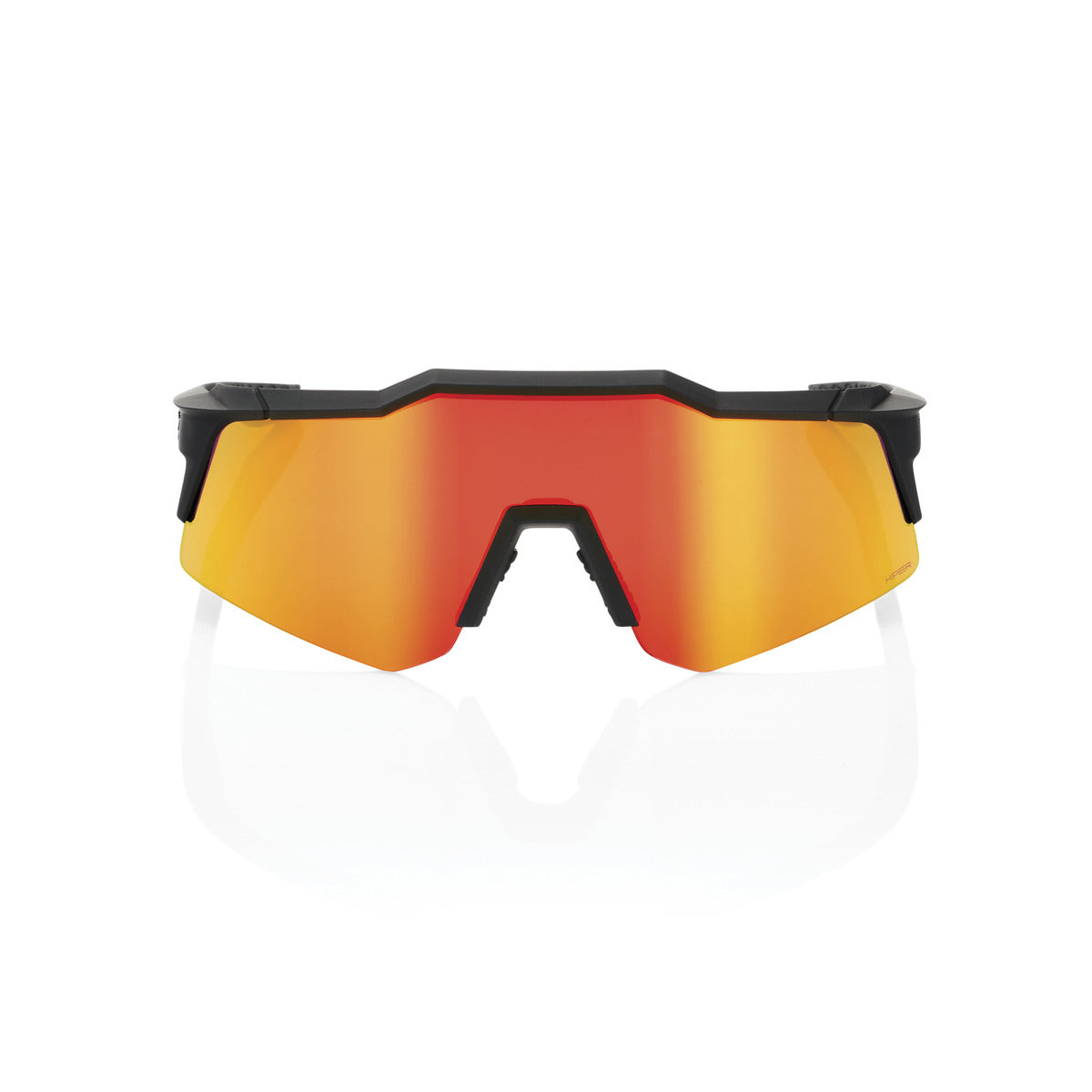 Gogle 100% SPEEDCRAFT XS Soft Tact Black Hiper Multilayer Mirror Red