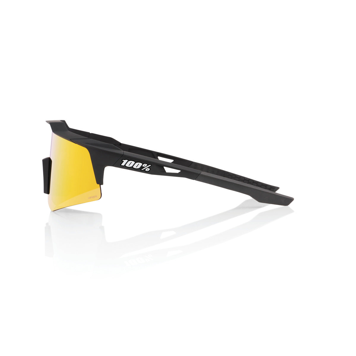 Gogle 100% SPEEDCRAFT XS Soft Tact Black Hiper Multilayer Mirror Red