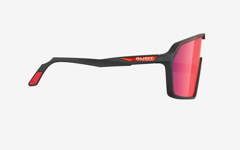Okulary RUDY PROJECT SPINSHIELD Czarne soczewki RP Optics Multilaser Red