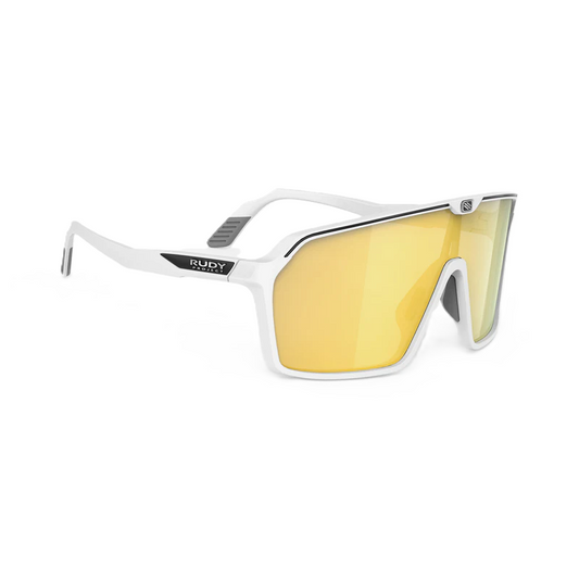 Okulary RUDY PROJECT SPINSHIELD białe soczewki RP Optics Multilaser Gold