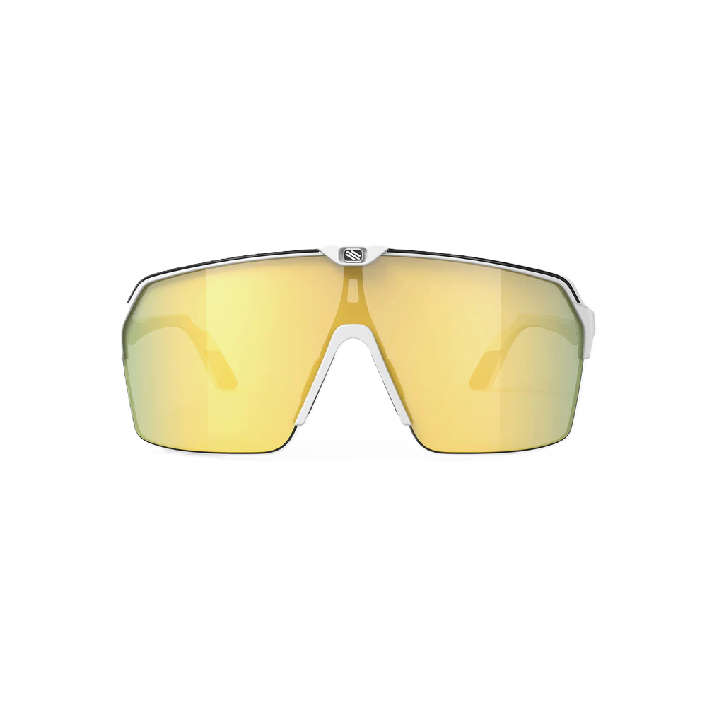 RUDY PROJECT SPINSHIELD AIR Glasses White Matt RP Optics Multilaser Gold Lenses