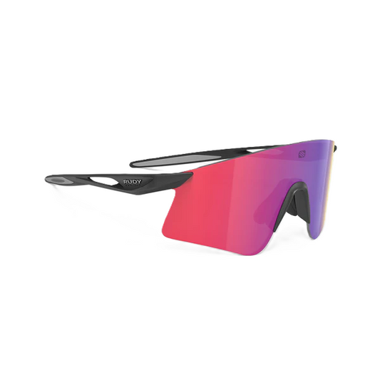 RUDY PROJECT ASTRAL X Czarne okulary RP Optics Multilaser z czerwonymi soczewkami