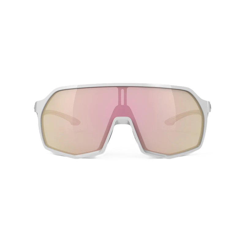 Okulary RUDY PROJECT THUNDER White RP Optics z soczewkami Multilaser w kolorze różowego złota