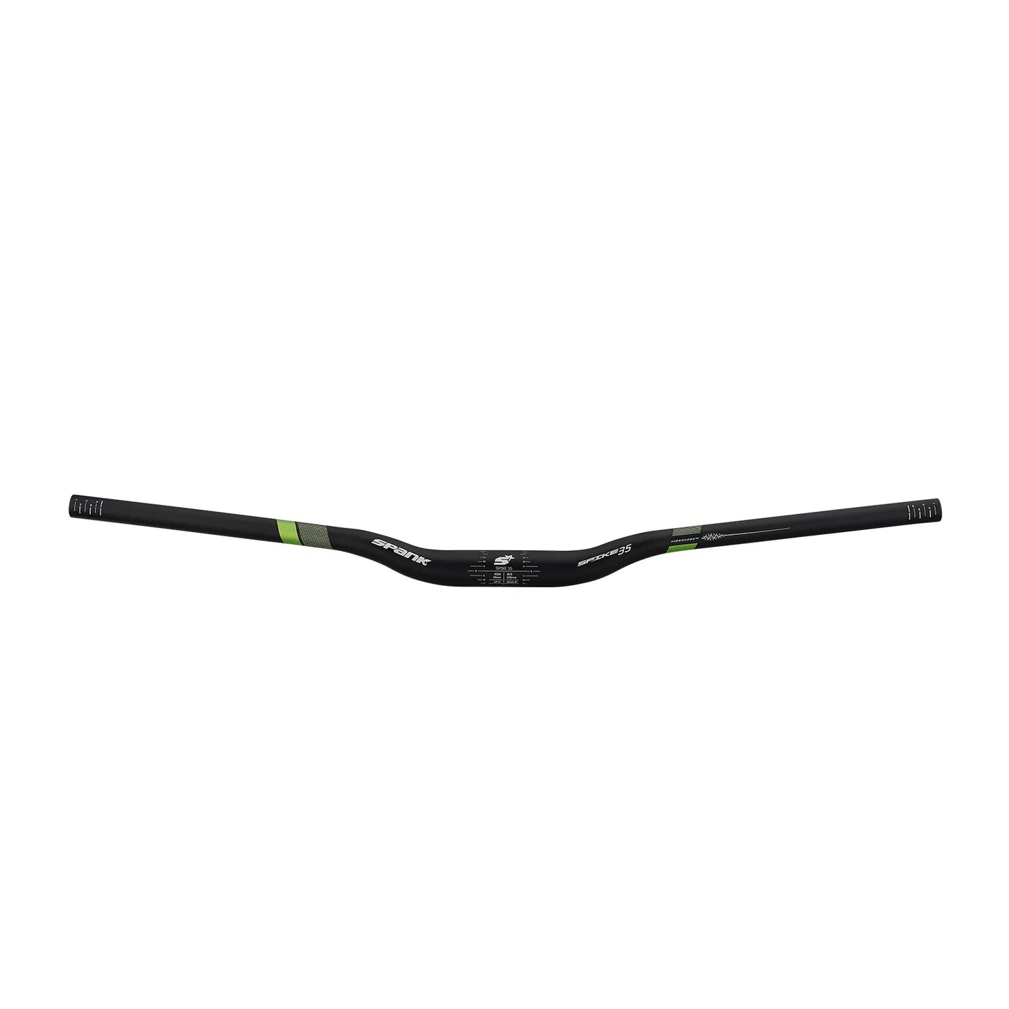 handlebar SPANK SPIKE 35 VIBROCORE Rise 25mm 820mm Green