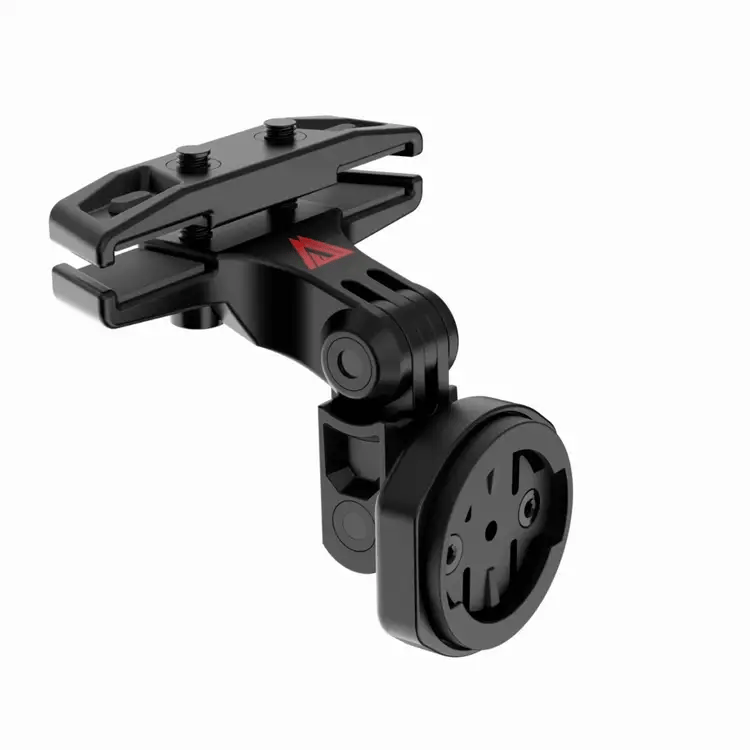 Radar support on KOM Cycling saddle rails