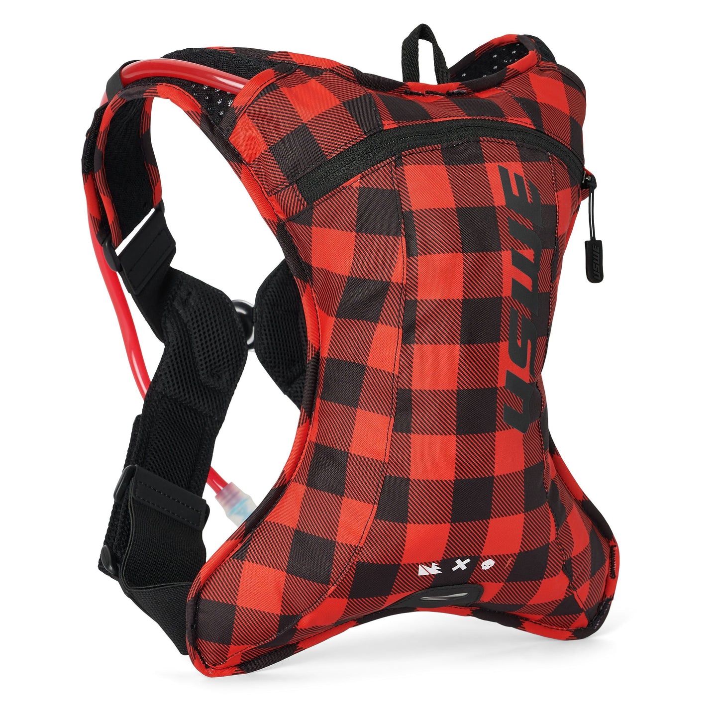 USWE OUTLANDER XC 2 L Flannel Red/Black Hydration Pack