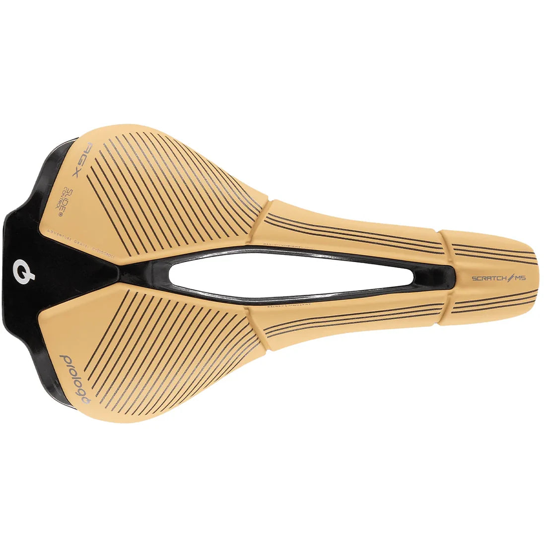 Saddle PROLOGO SCRATCH M5 PAS SPACE AGX W/ SLIDE CONTROL Rails Tirox Brown