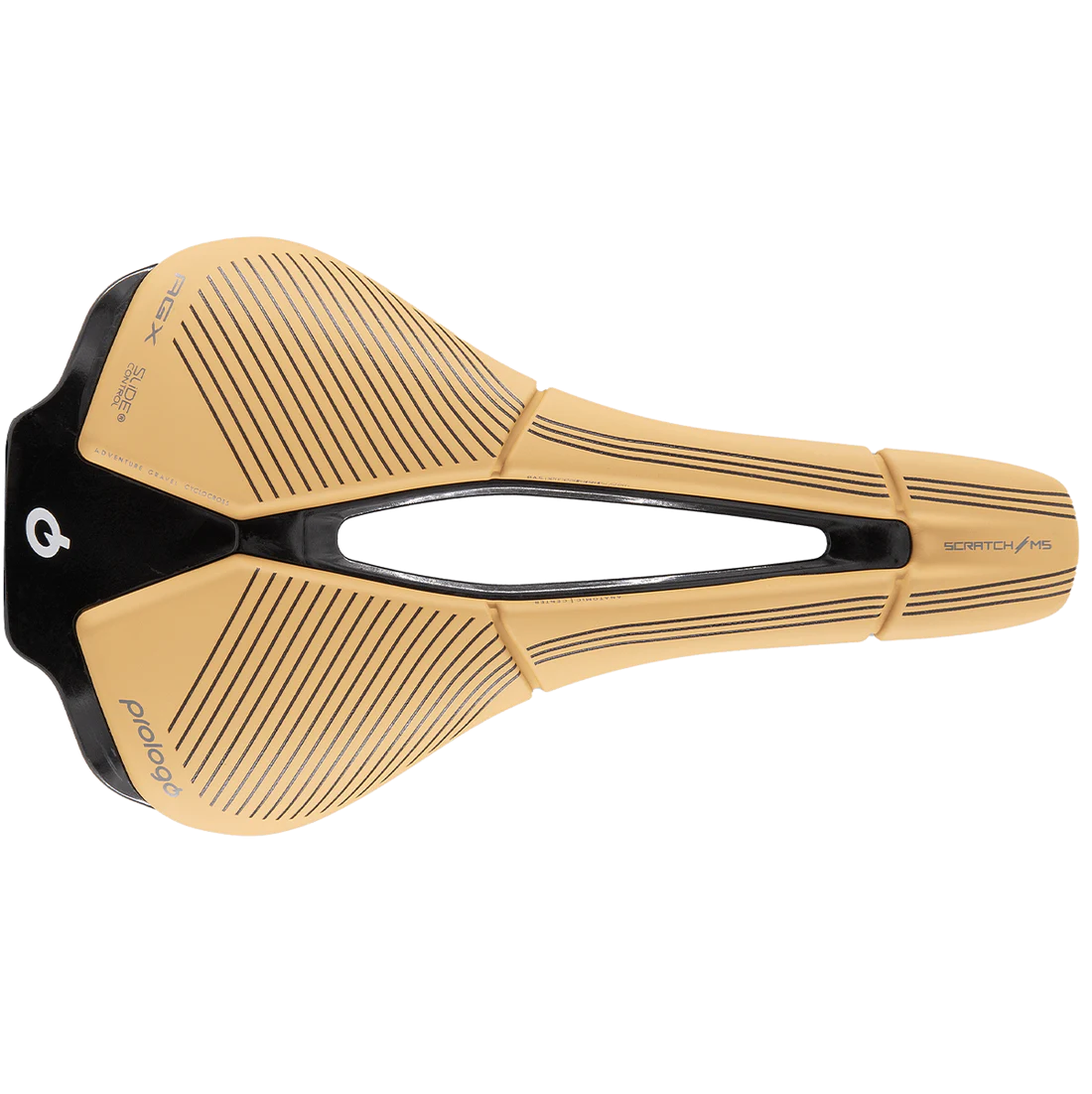 Saddle PROLOGO SCRATCH M5 PAS AGX SLIDE CONTROL Rails Tirox Beige