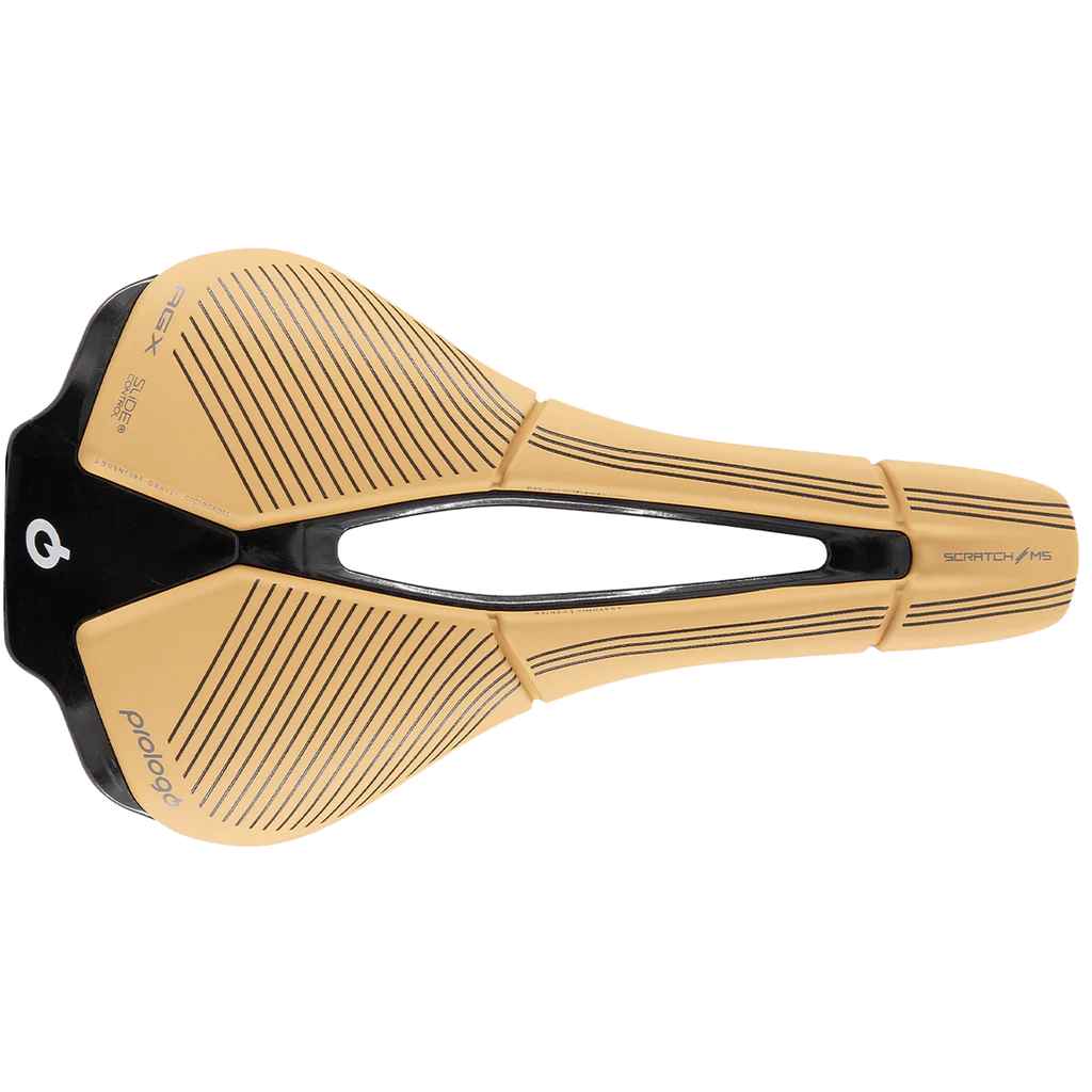 Saddle PROLOGO SCRATCH M5 PAS AGX SLIDE CONTROL Rails Nack Beige