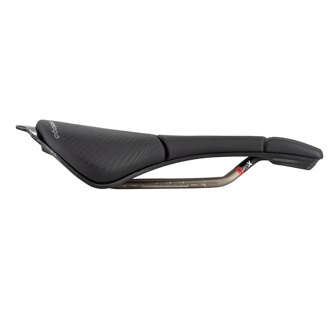 Saddle PROLOGO SCRATCH M5 PAS SPACE AGX W/ SLIDE CONTROL Rails Tirox Black
