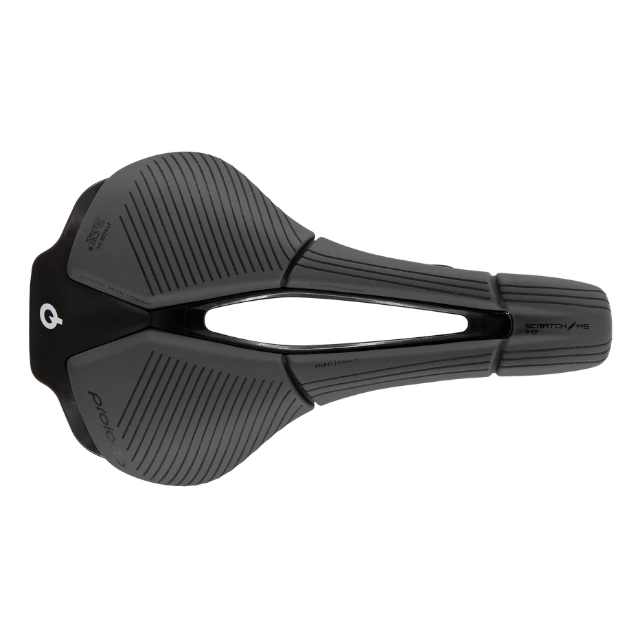 Siodełko PROLOGO SCRATCH M5 PAS AGX 147 mm z czarnymi szynami, czarne