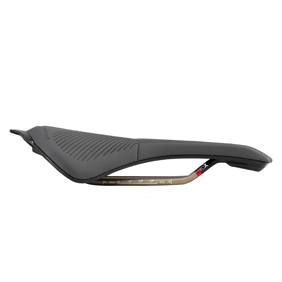 Saddle PROLOGO SCRATCH M5 AGX PAS 147mm Tirox Rails Black