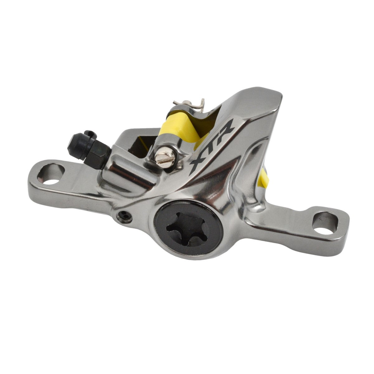 Srebrny zacisk hamulca tarczowego SHIMANO XTR M9100