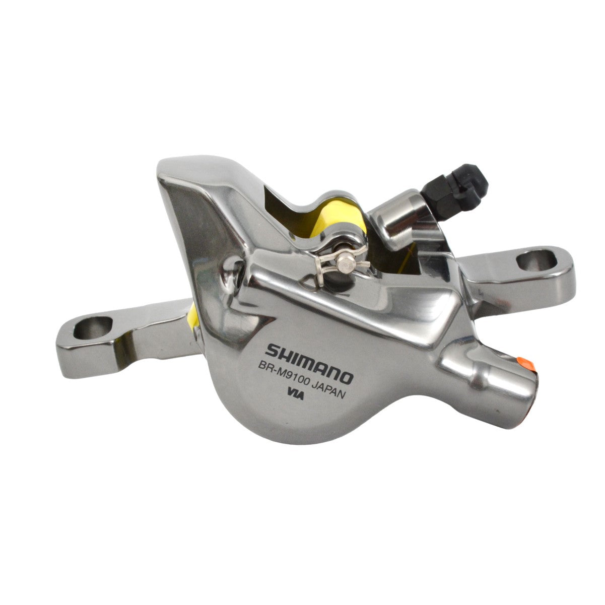 Srebrny zacisk hamulca tarczowego SHIMANO XTR M9100