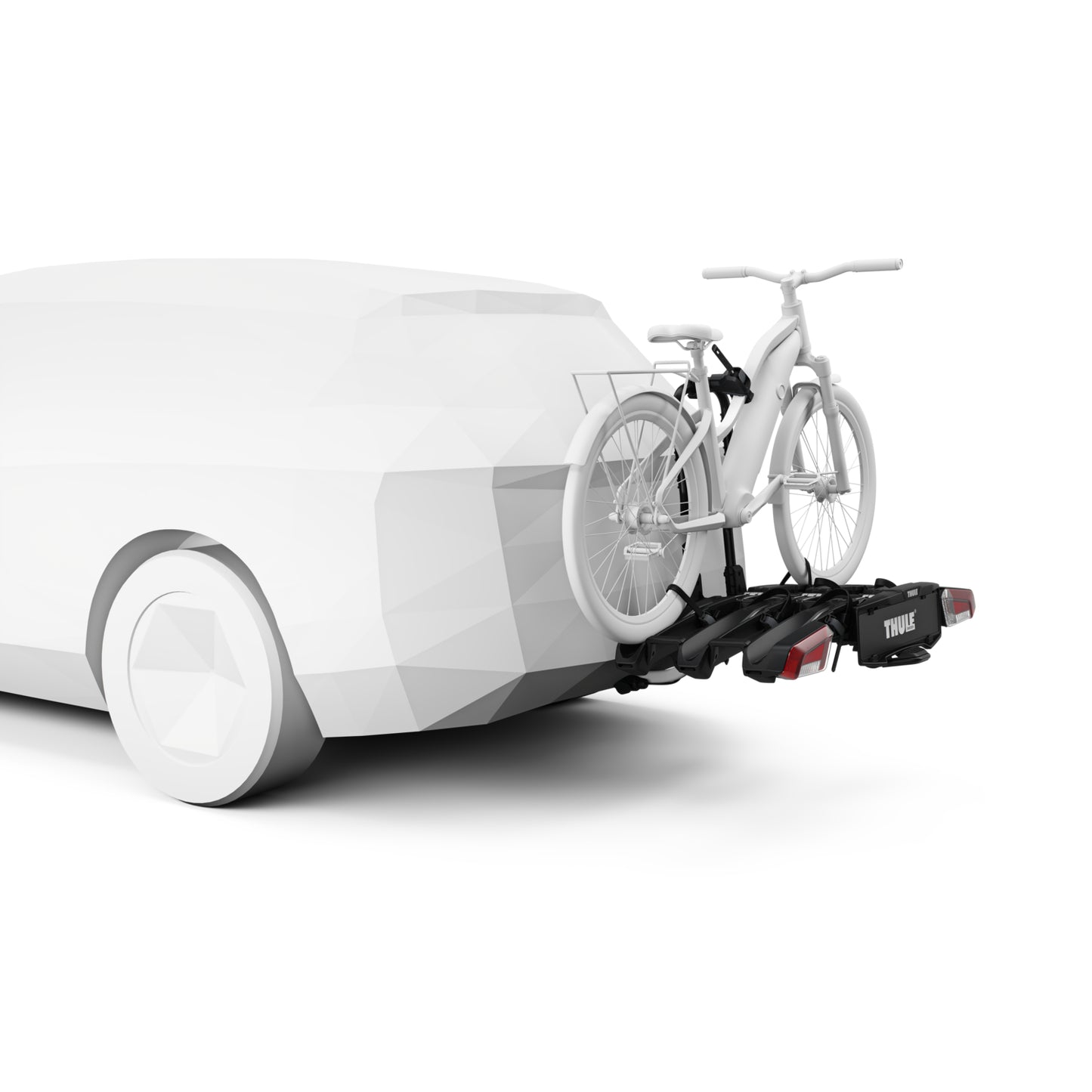 THULE EASYFOLD 3 bike carrier on 3-bike hitch