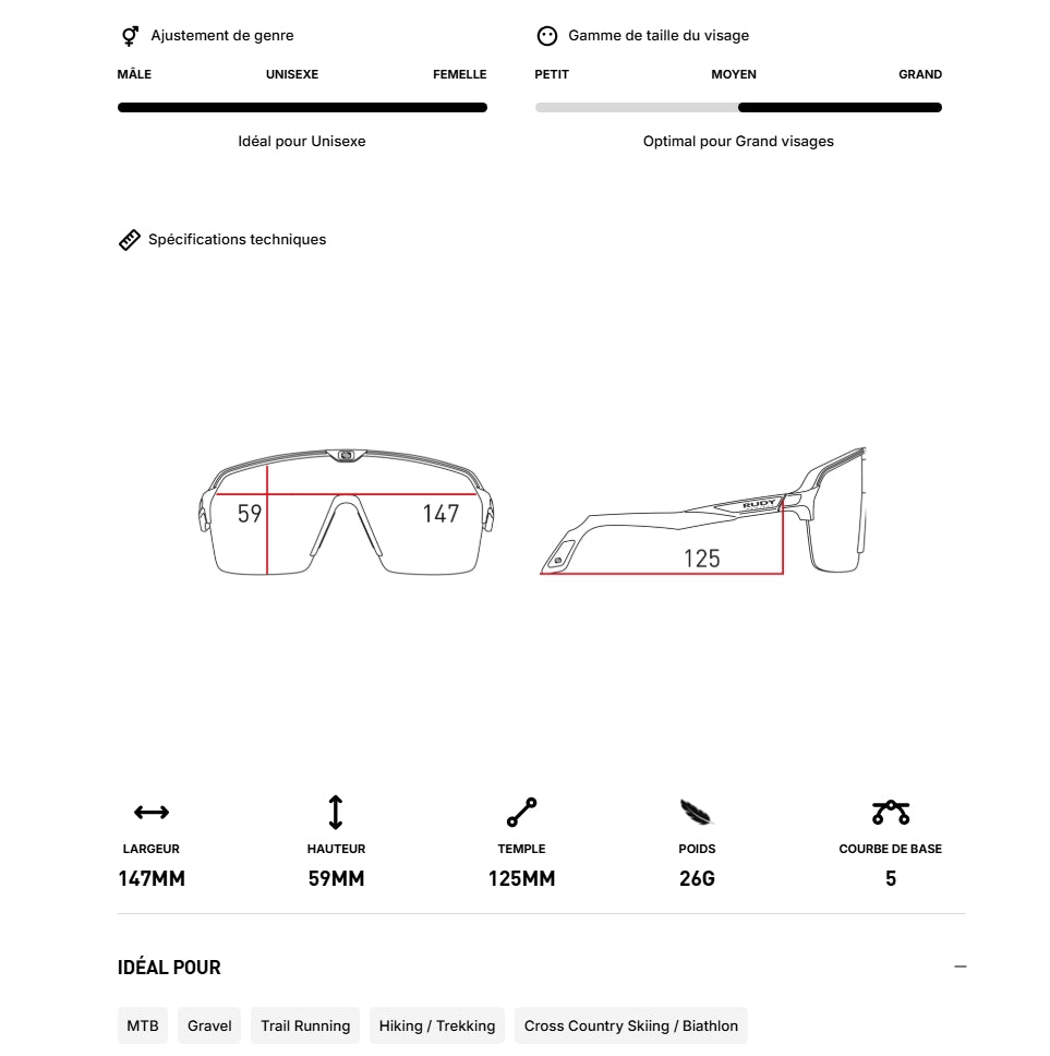 Okulary RUDY PROJECT SPINSHIELD AIR czarne soczewki IMPACTX™ fotochromowe matowe laserowe