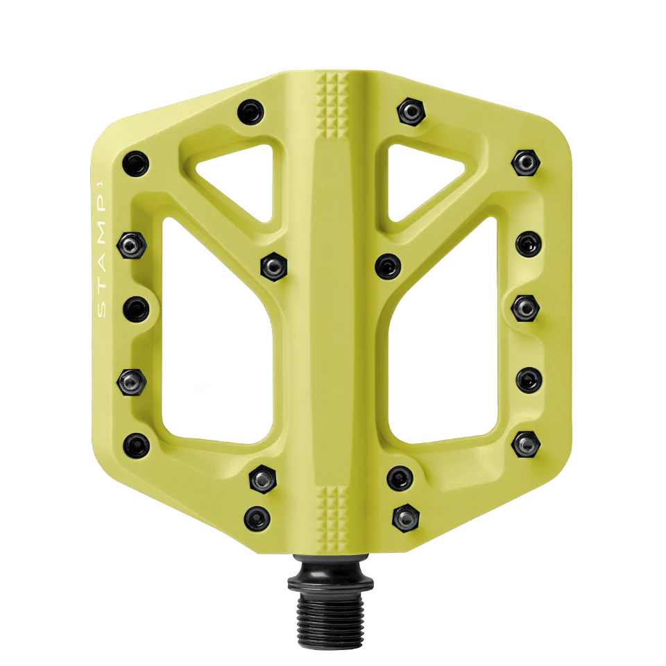 CRANKBROTHERS STAMP 1 Małe płaskie pedały Żółty