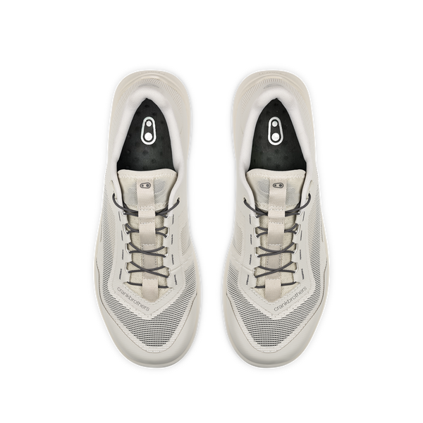 CRANKBROTHERS STAMP TRAIL VENT SPEEDLACE Mountain Bike Shoes, Light Gray