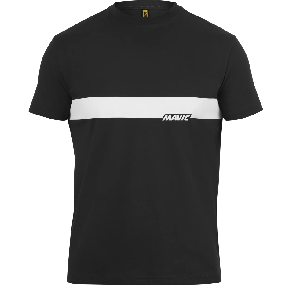 MAVIC CORPORATE STRIPE T-Shirt Czarny