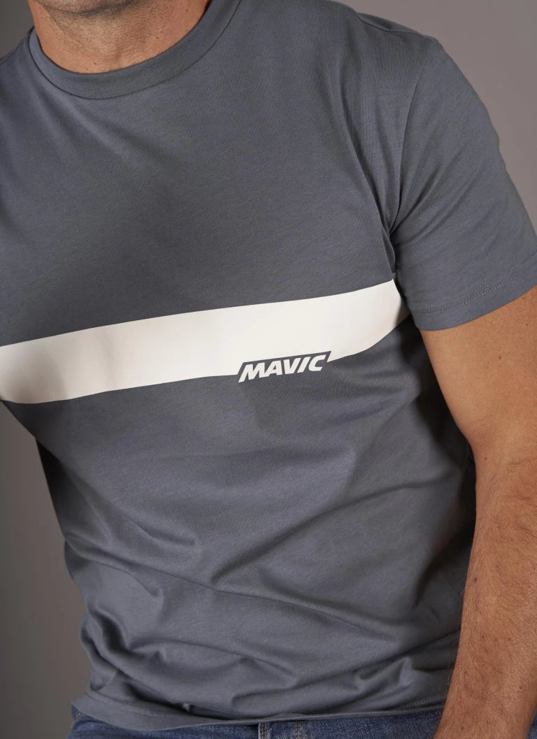 MAVIC CORPORATE STRIPE T-Shirt Niebieski