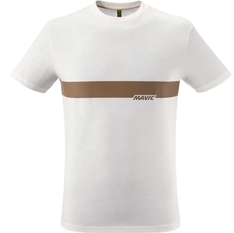 MAVIC CORPORATE STRIPE T-Shirt biały