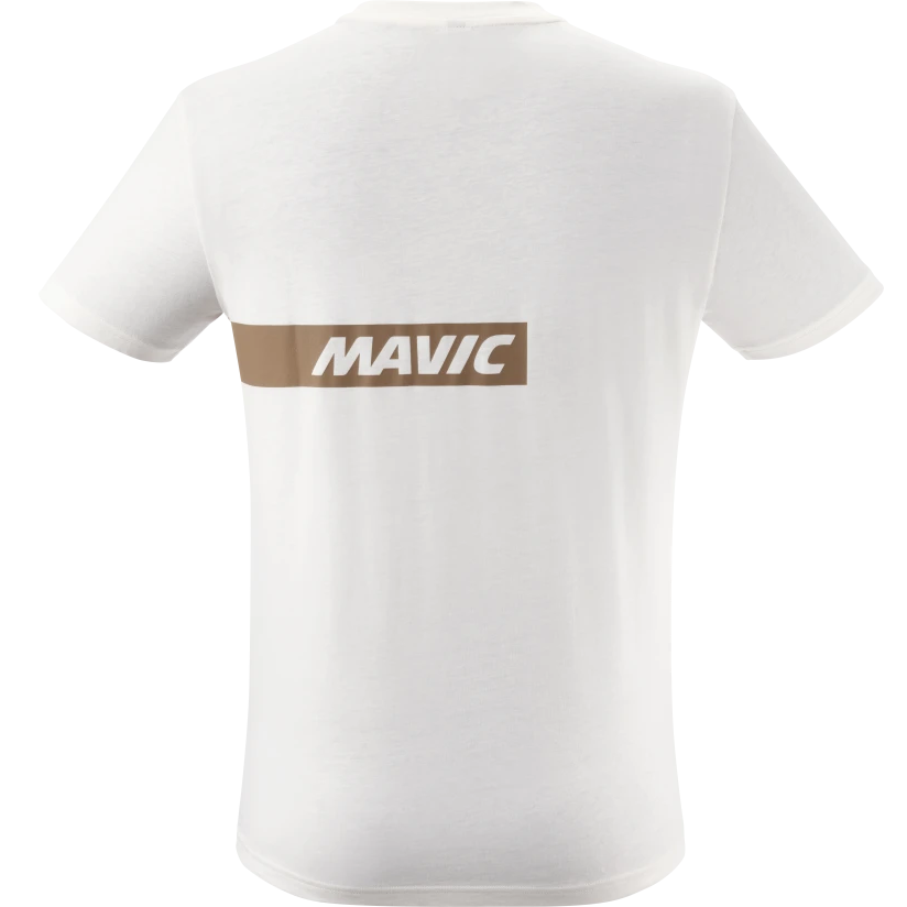 MAVIC CORPORATE STRIPE T-Shirt biały