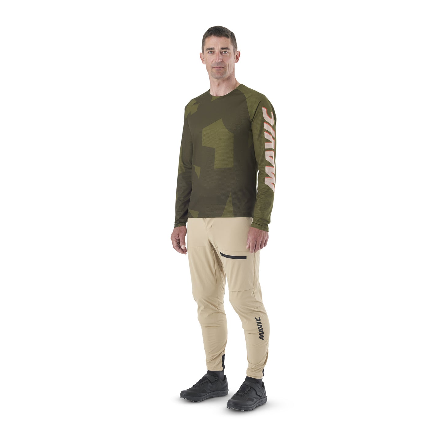 MAVIC DEEMAX ENDURO Long Sleeve Camo Jersey Khaki