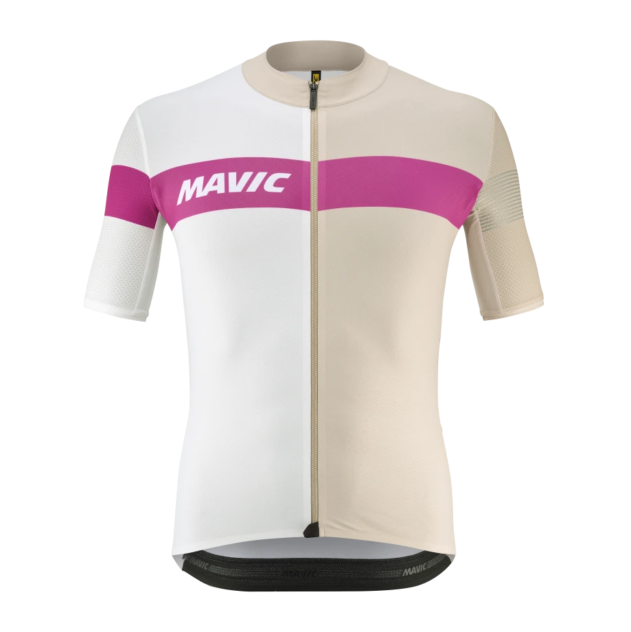 MAVIC KSYRIUM PRO Short Sleeve Jersey Beige
