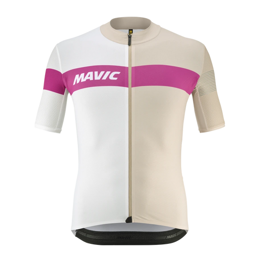 MAVIC KSYRIUM PRO Short Sleeve Jersey Beige