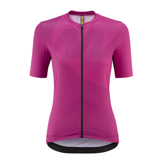 Women's MAVIC ICON GRAPHIC Short Sleeve Jersey Fuchsia