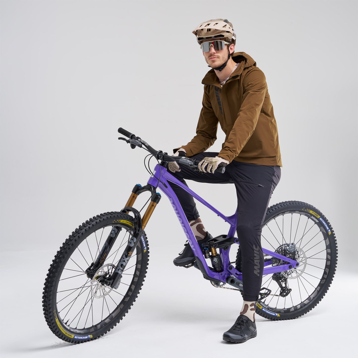 MAVIC DEEMAX THERMO WIND HOODIE Jacket Brown