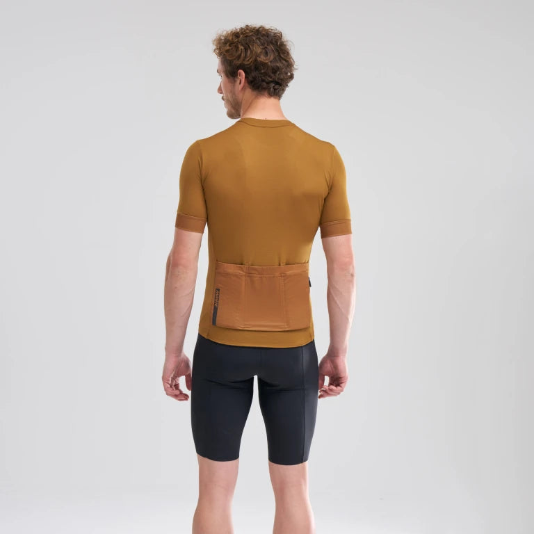 MAVIC AKSIUM Jersey z krótkim rękawem brązowy