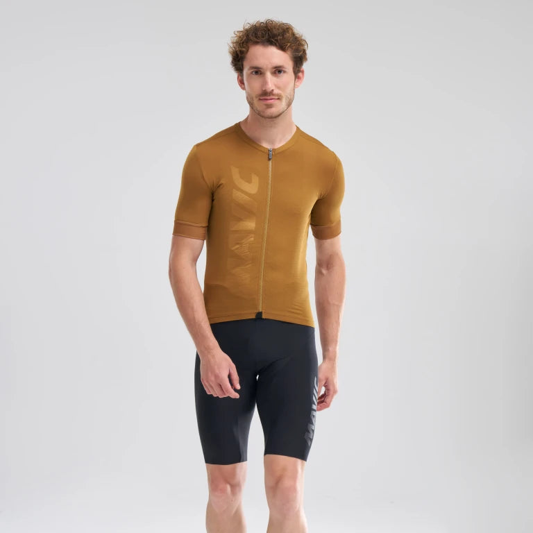 MAVIC AKSIUM Jersey z krótkim rękawem brązowy