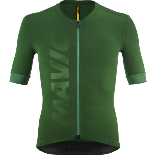 MAVIC AKSIUM Short Sleeve Jersey Green
