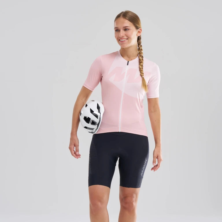 MAVIC ICON GRAPHIC Short Sleeve Jersey Pink Women