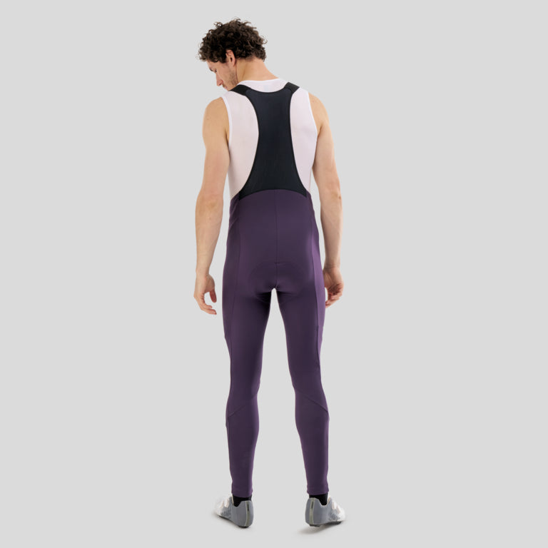 Długie Spodnie z Szelkami KSYRIUM THERMO Purple