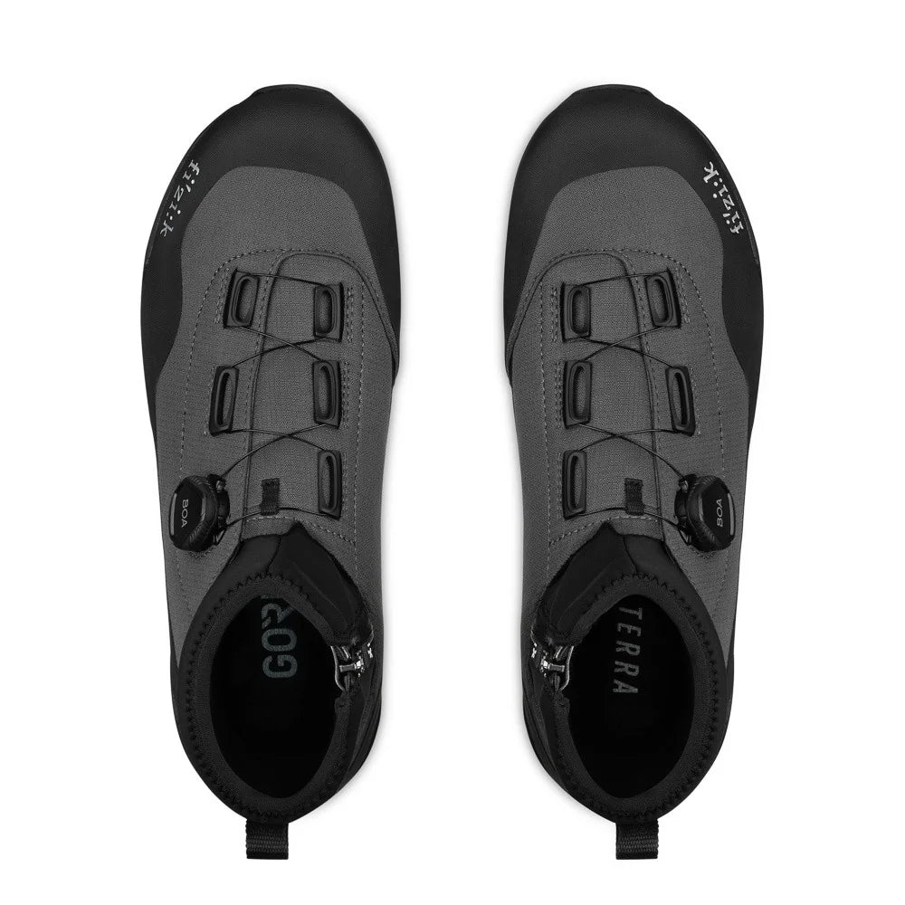FIZIK HIVER TERRA NANUQ GTX Mountain Bike Shoes, Black/Gray