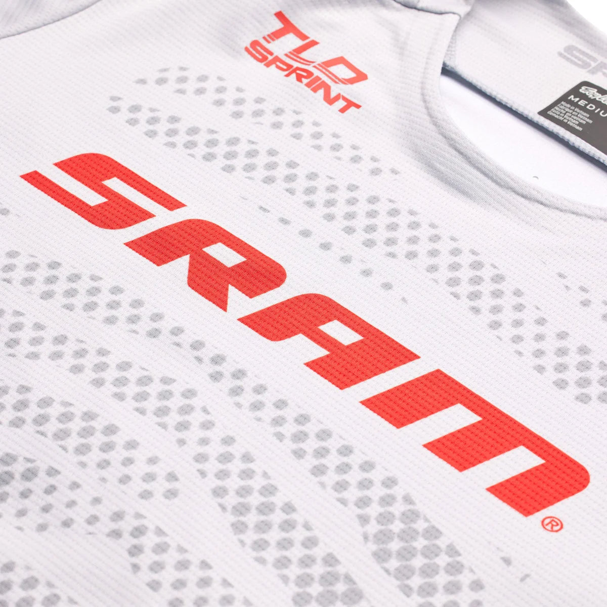 Koszulka z długim rękawem TROY LEE DESIGNS SPRINT SRAM biała