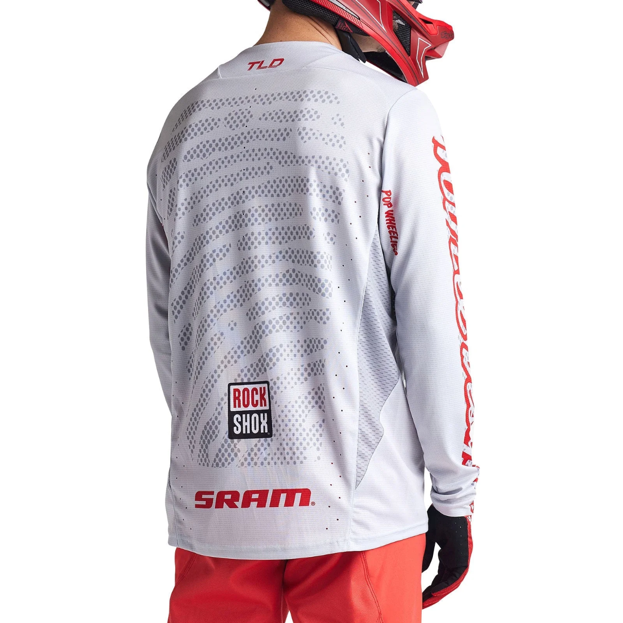 Koszulka z długim rękawem TROY LEE DESIGNS SPRINT SRAM biała