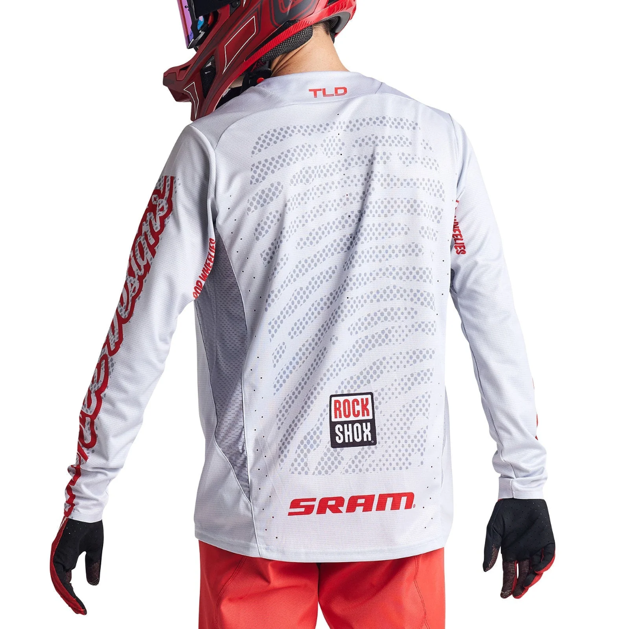 Koszulka z długim rękawem TROY LEE DESIGNS SPRINT SRAM biała